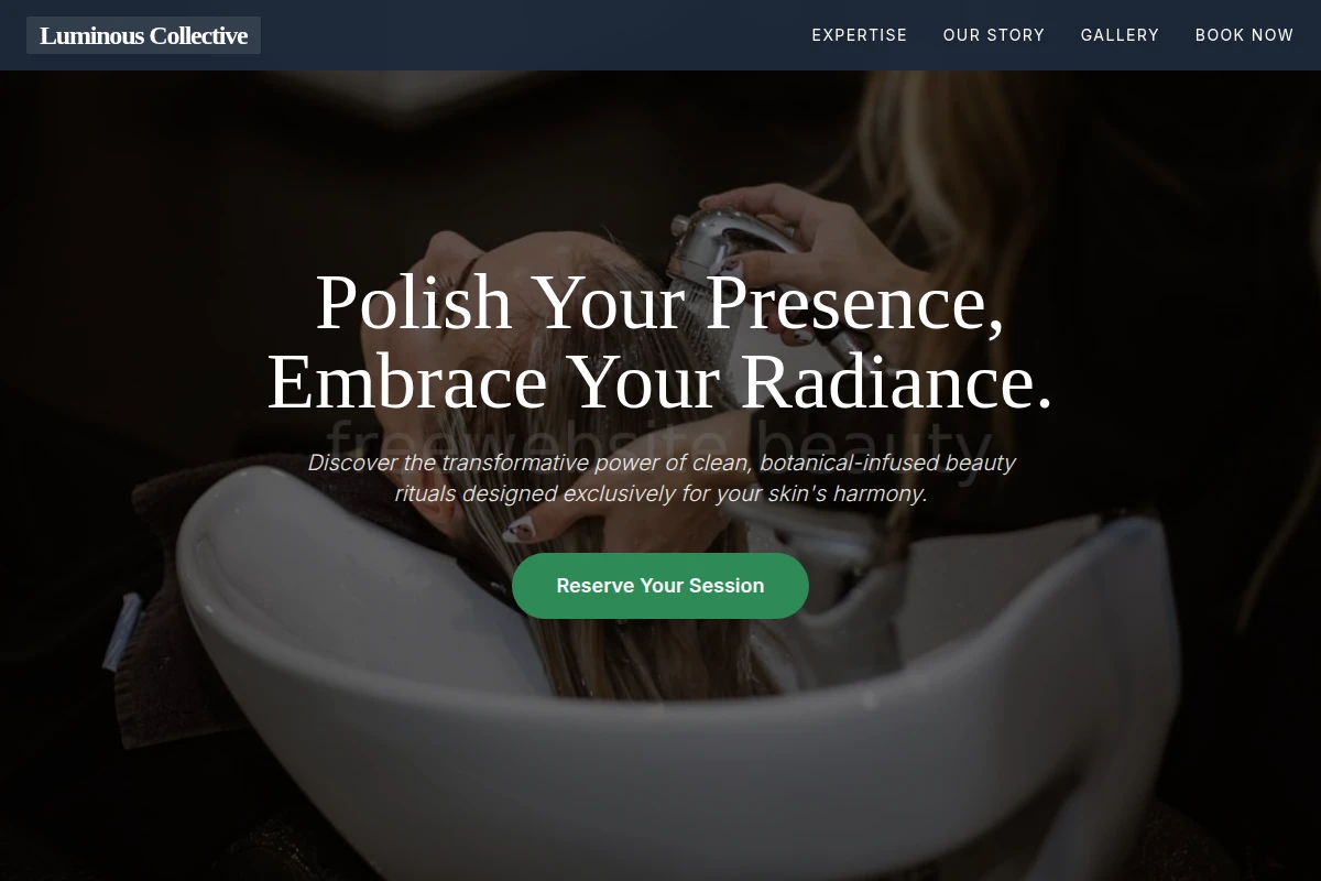 Clean Beauty Salon